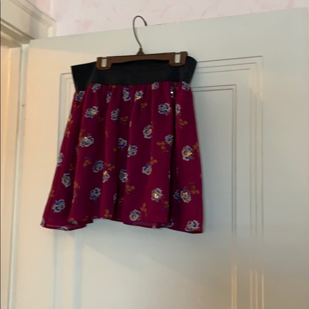 Purple Mini Skirt